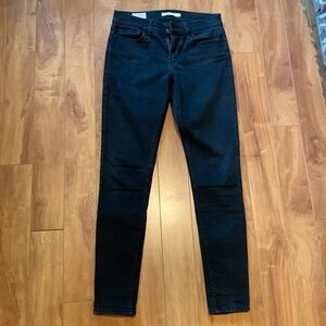 Levi's 710 super skinny black jeans, women's 29